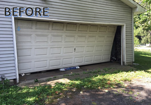 Two Car Garage - Before